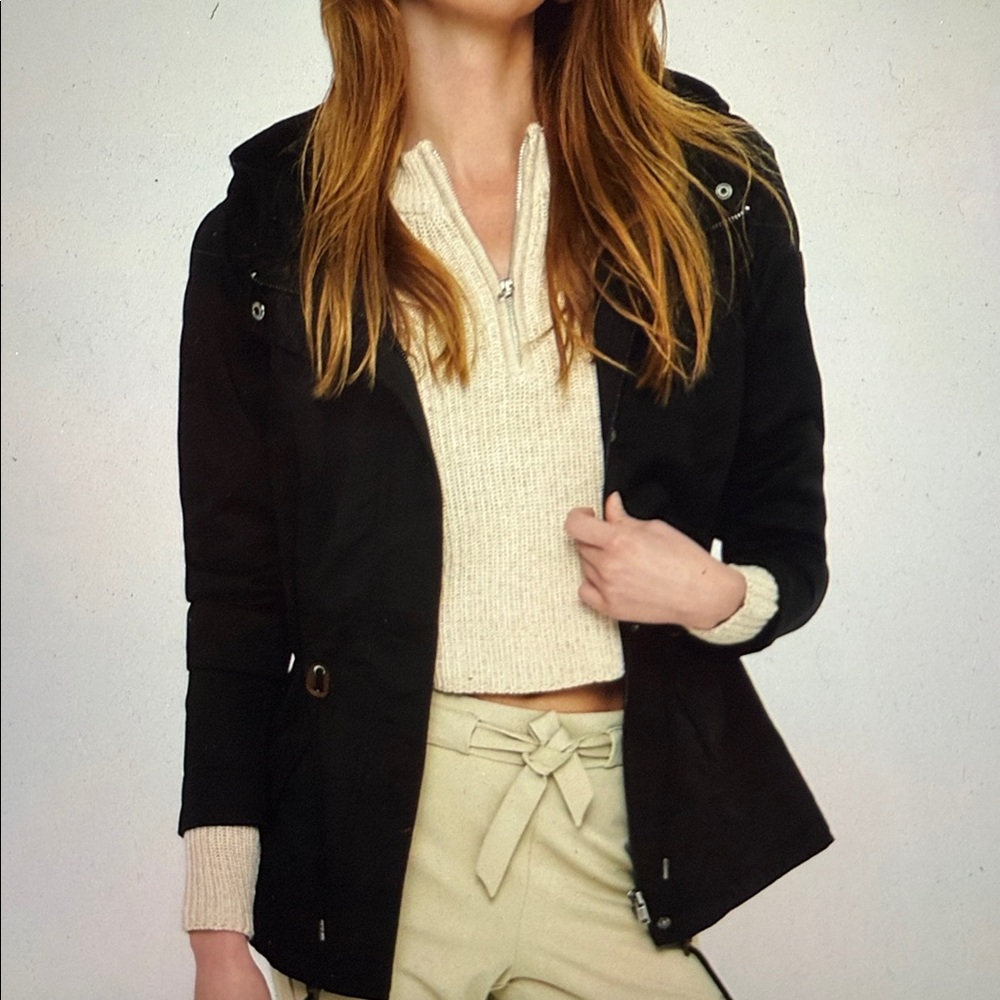 ONLY - Black Hooded Jacket